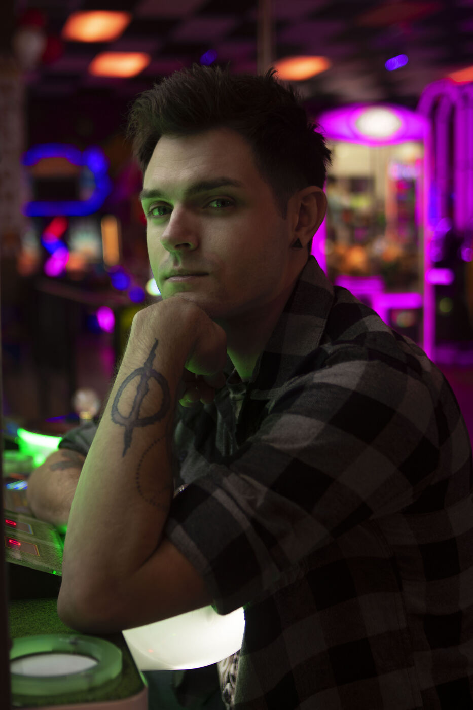 Arcade portrait photo set