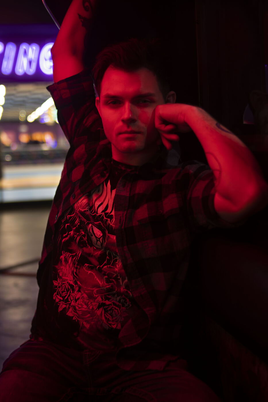 Arcade portrait photo set