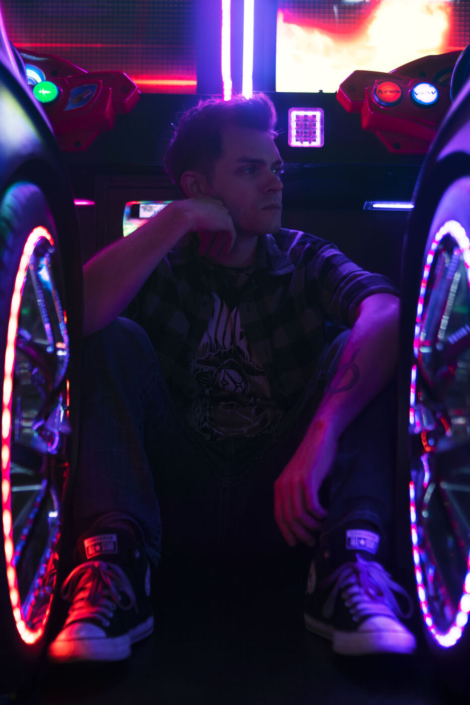 Arcade portrait photo set