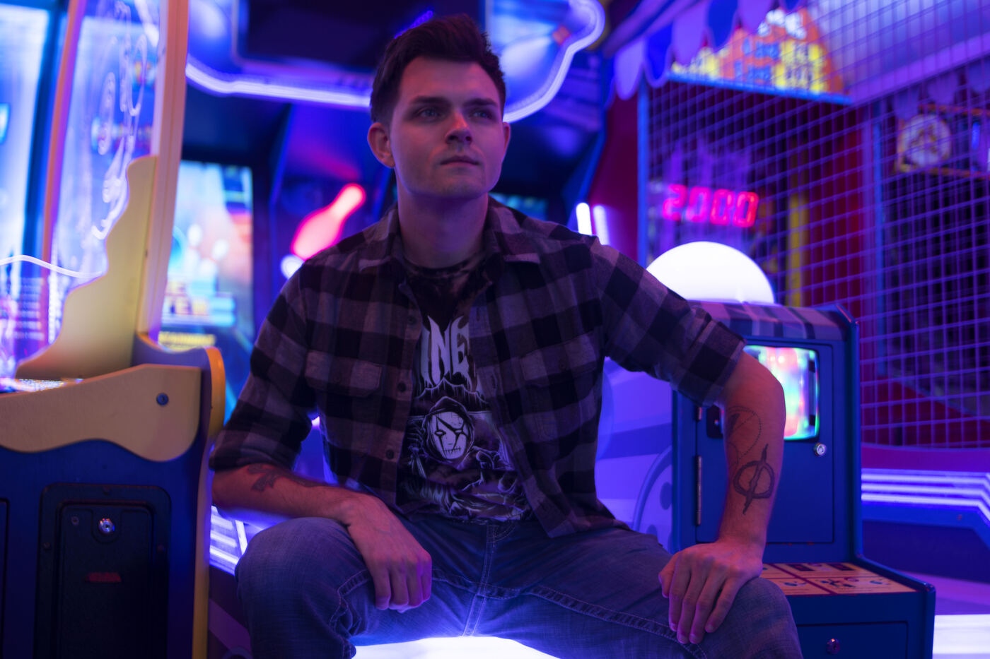 Arcade portrait photo set
