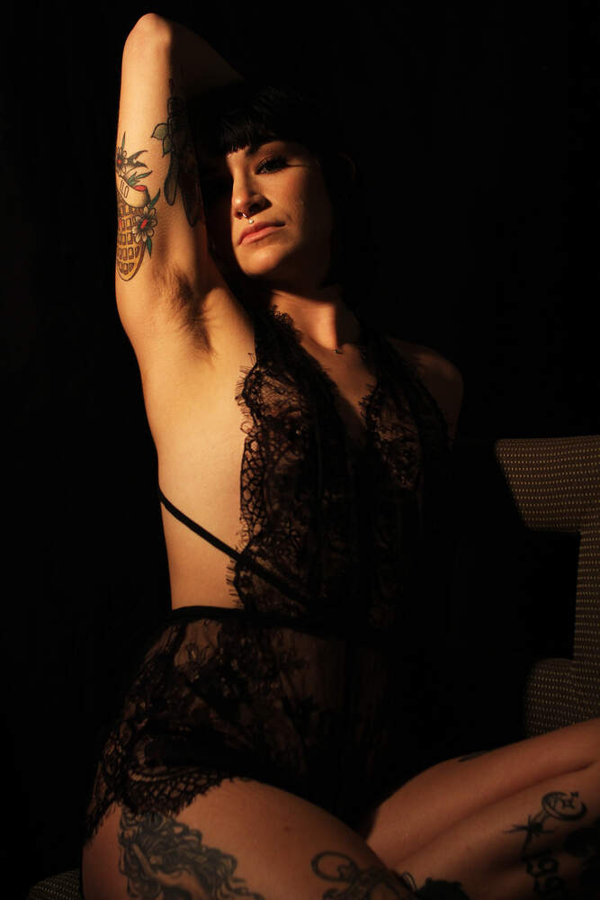 Christmas Dark Boudoir photo set