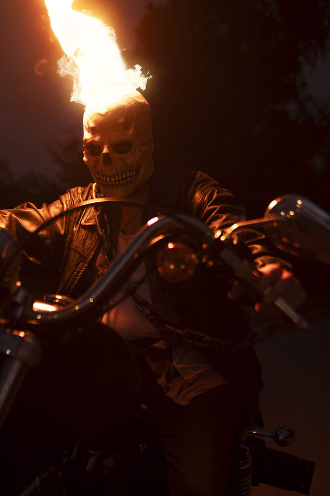 Ghost Rider fantasy photo set