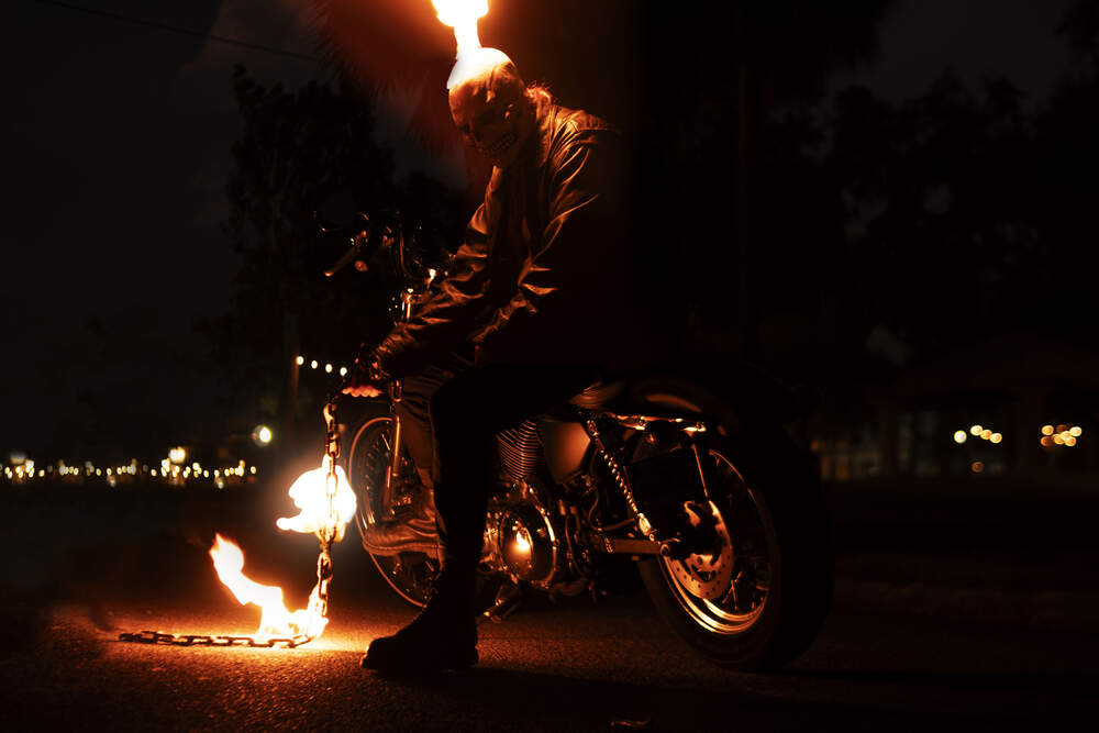 Ghost Rider fantasy photo set
