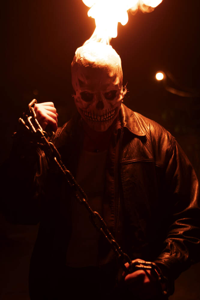 Ghost Rider fantasy photo set