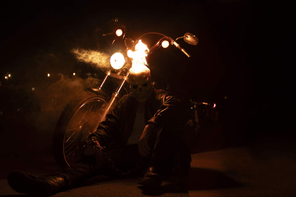 Ghost Rider fantasy photo set