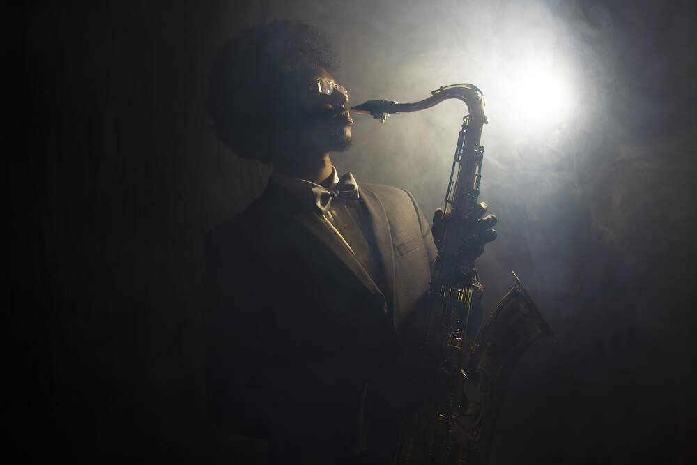 Jazzy portrait photo set
