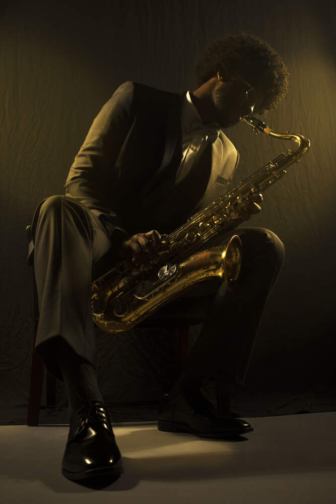 Jazzy portrait photo set