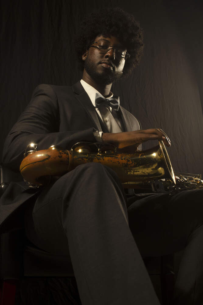 Jazzy portrait photo set