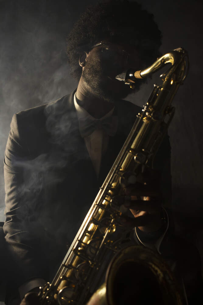 Jazzy portrait photo set