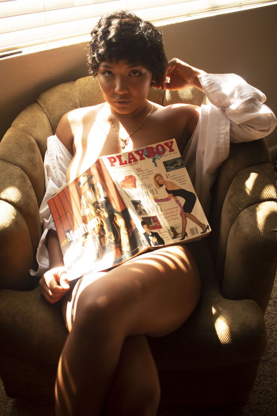 Playboy Inspired boudoir photo set
