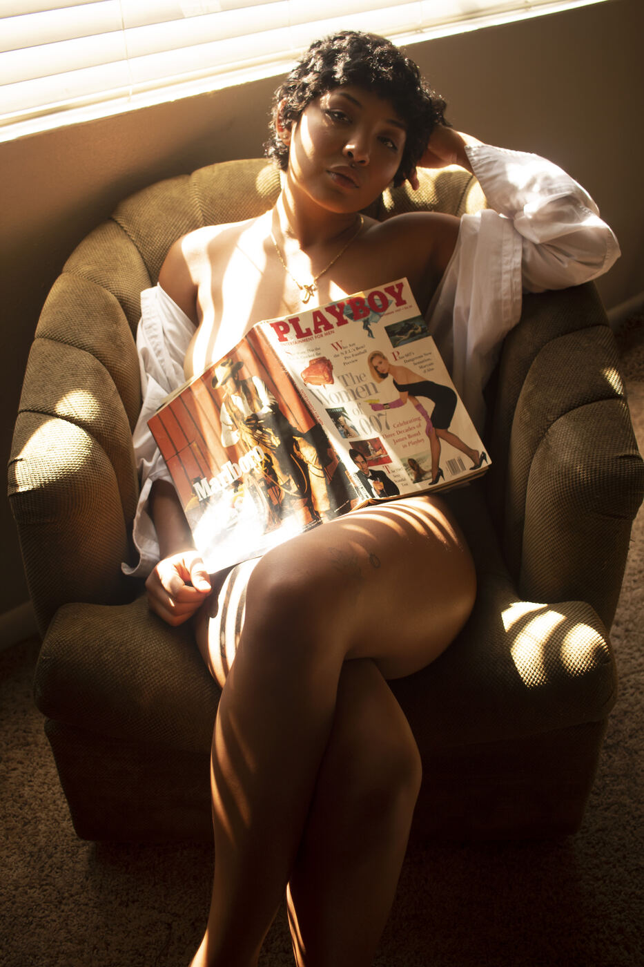Playboy Inspired boudoir photo set