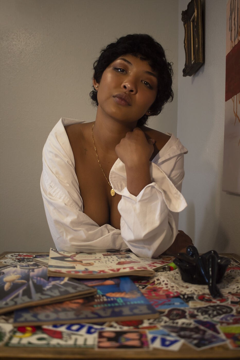 Playboy Inspired boudoir photo set
