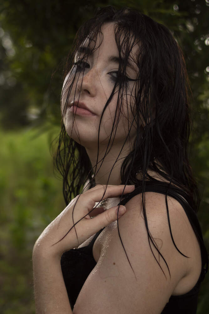 Rainy Day portrait photo set