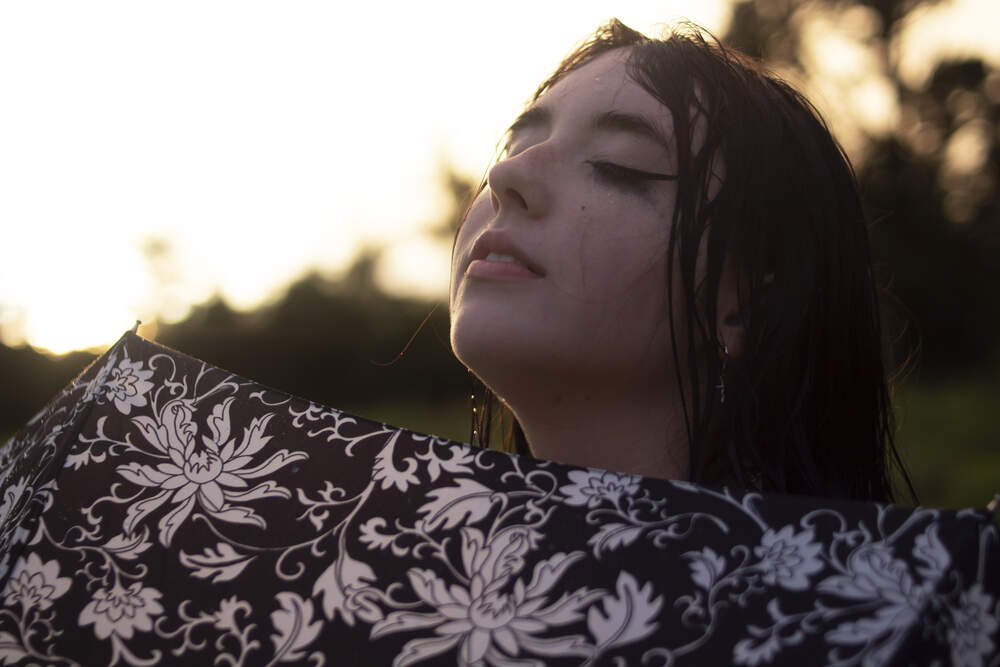 Rainy Day portrait photo set