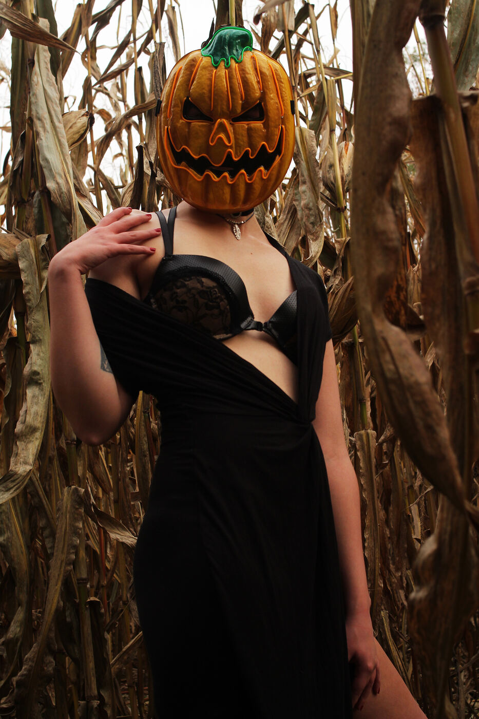 Scarecrow boudoir photo set
