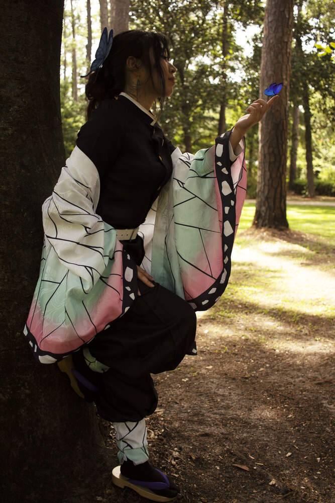 Shinobu Demon Slayer cosplay photo set