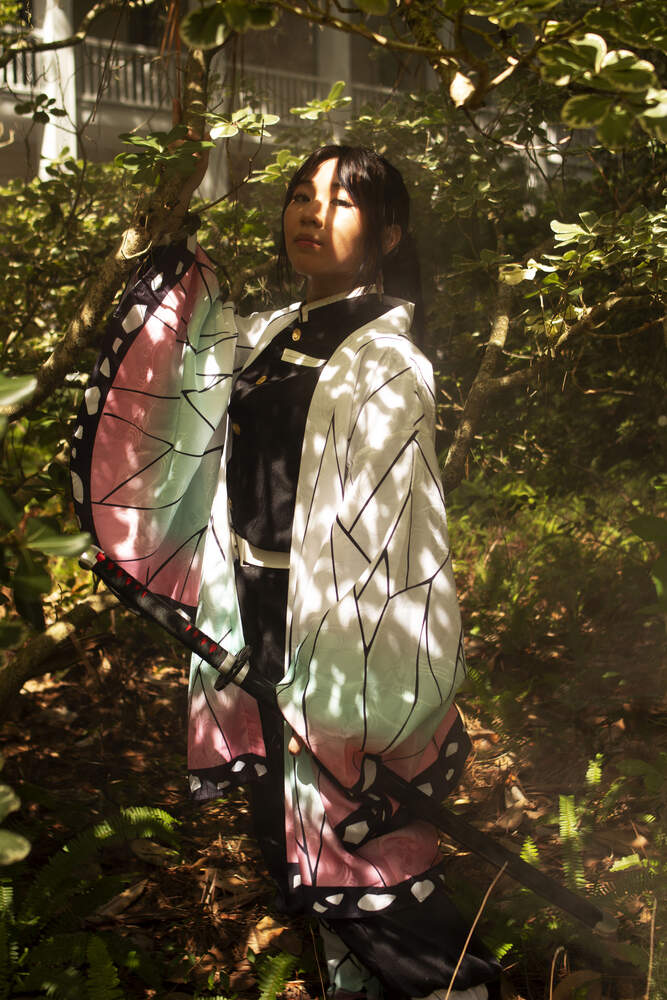 Shinobu Demon Slayer cosplay photo set
