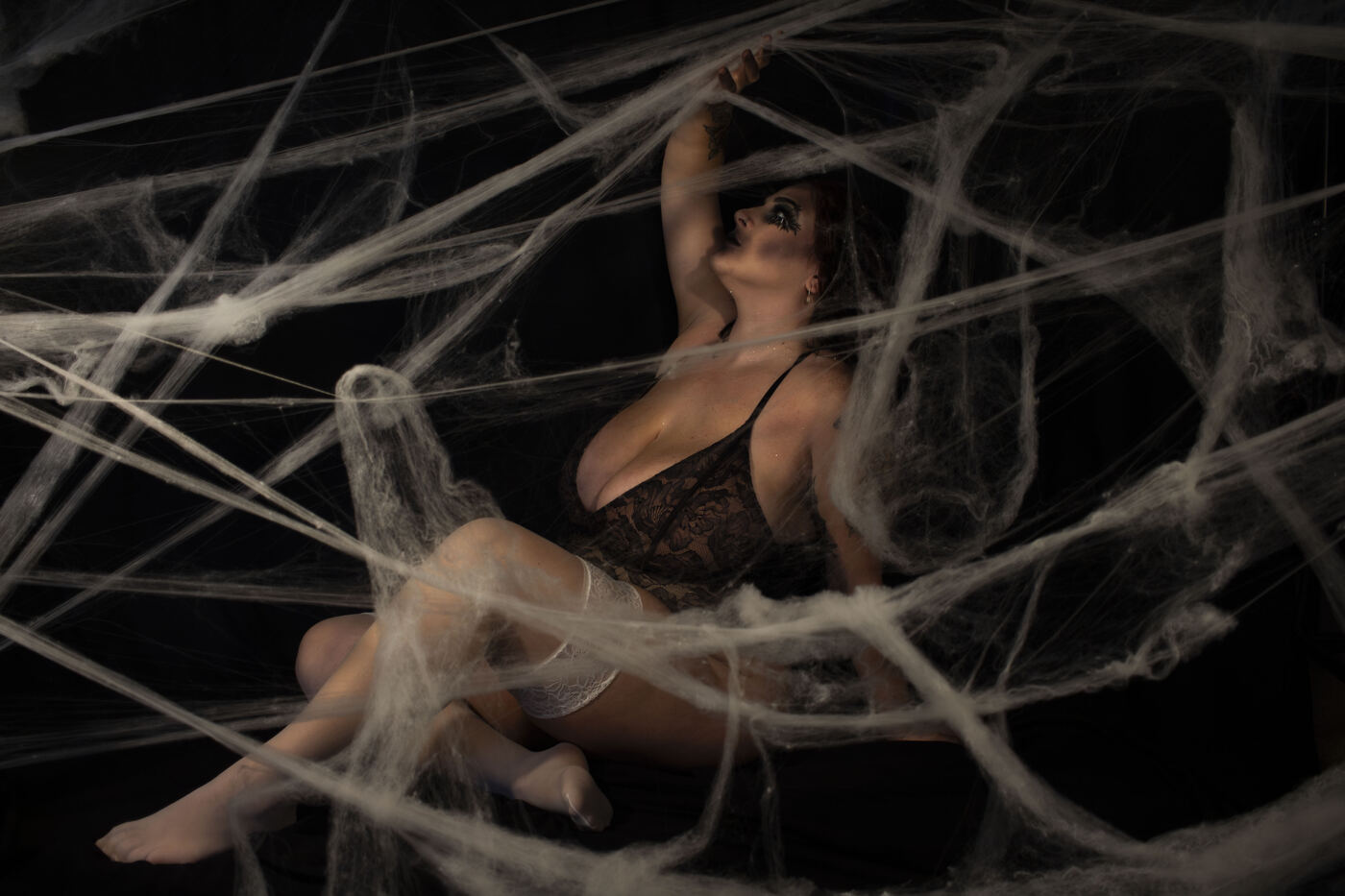 Spider Queen boudoir photo set