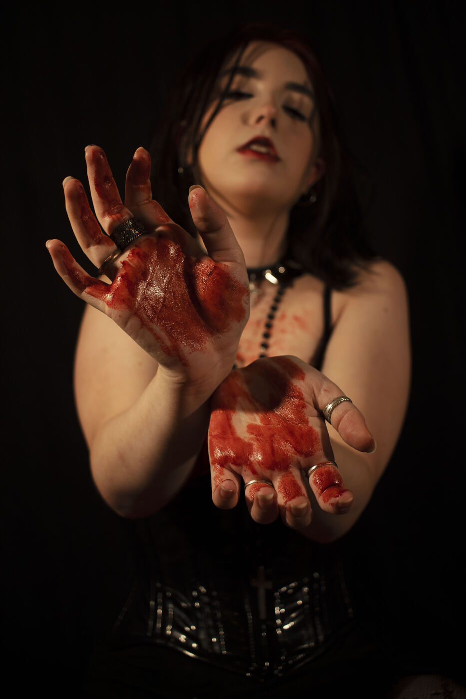 Vampire fantasy photo set