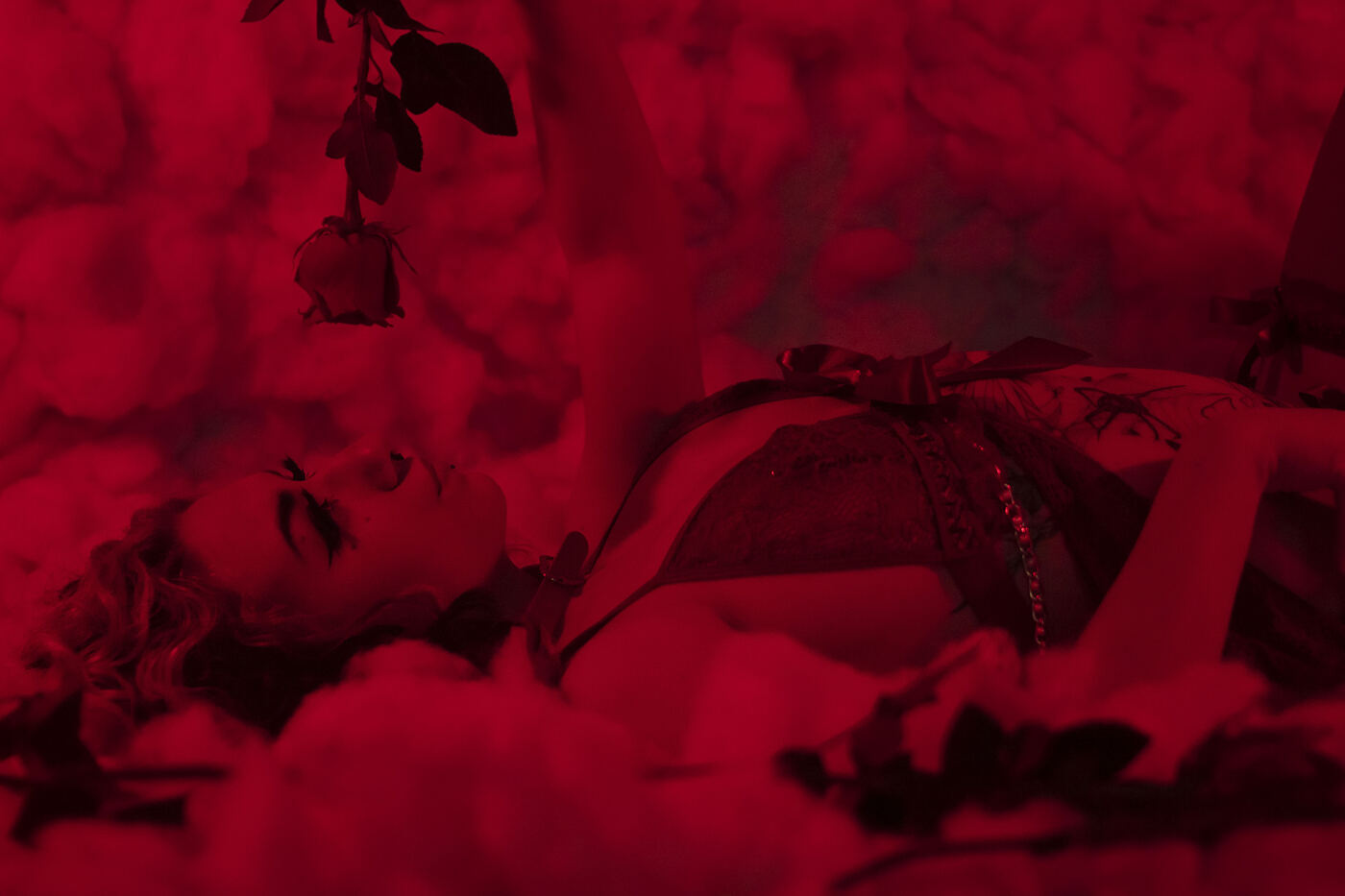 Boudoir portrait